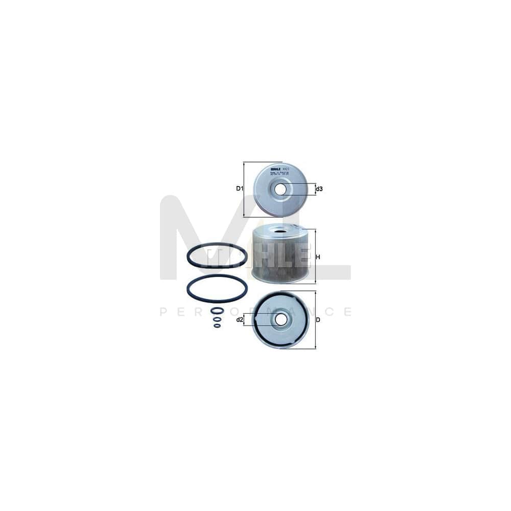 MAHLE ORIGINAL KX 23 Fuel filter Filter Insert | Performance Parts DirectCar Parts