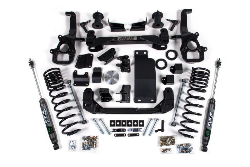 Zone Offroad 19-21 Ram 1500 4WD 6in Front 5in Rear Suspension Lift System / Fox Shocks