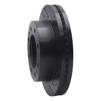 R1 Concepts R1 08-20 Ford E-Super Duty Rear Right Drilled & Slotted Black Brake Rotor