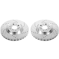 PowerStop Power Stop 04-07 Volvo S60 Front Evolution Drilled & Slotted Rotors - Pair