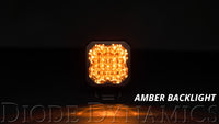 Diode Dynamics Stage Series C1 LED Pod Sport - Yellow Wide Standard ABL Each