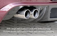 Rieger 00099856 BMW Z4 E85 Rear Diffuser for Original Twin Tailpipe Left - Carbon-Look