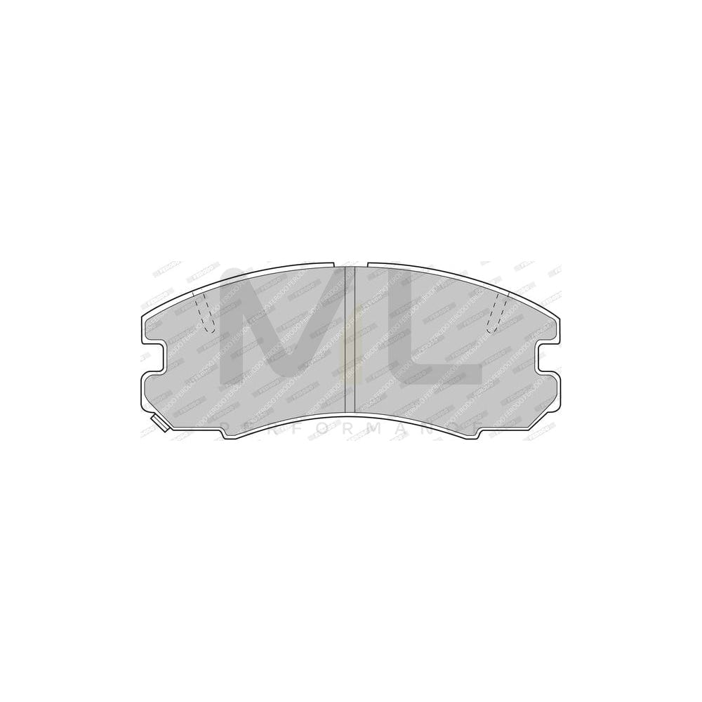 Ferodo Premier Fdb976 Brake Pad Set With Acoustic Wear Warning | Performance Parts Direct Car Parts