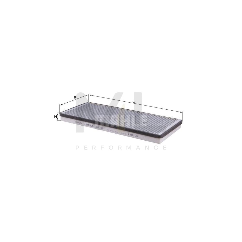 MAHLE ORIGINAL LAK 83 Pollen filter Activated Carbon Filter | Performance Parts DirectCar Parts