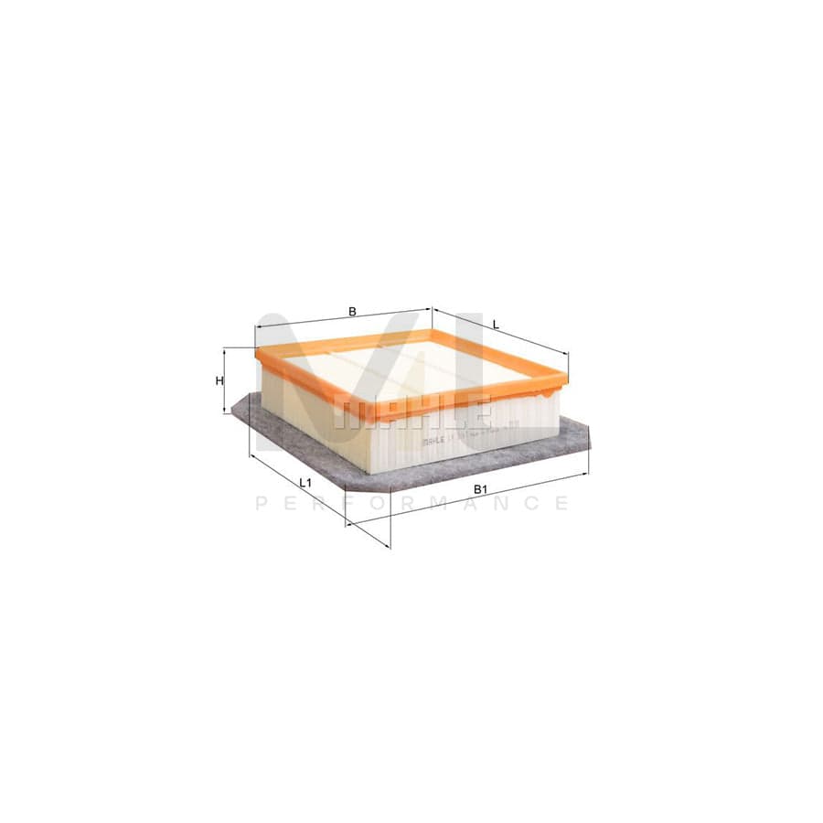 MAHLE ORIGINAL LX 3061 Air Filter Filter Insert | Performance Parts DirectCar Parts