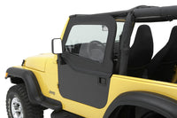 Bestop 80-86 Jeep Cj7 / 87-95 Wrangler YJ Element Upper Doors (Black Denim)
