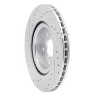 R1 Concepts R1 07-10 Chevrolet COBALT Front Right Drilled & Slotted Silver Brake Rotor