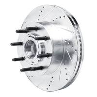 R1 Concepts R1 11-25 Ford F-250 2WD (Super Duty) Front Left Drilled & Slotted Silver Brake Rotor