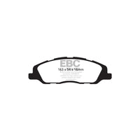 EBC PD01KF1663 Ford Mustang Greenstuff Front Brake Pad & Plain Disc Kit