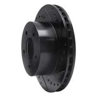 R1 Concepts R1 91-94 Ford Crown Victoria Front Right Drilled & Slotted Black Brake Rotor