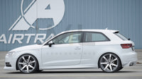 Rieger 00056786 Audi 8V A3 Rear Diffuser for Twin Tailpipe Left -  Matte Black