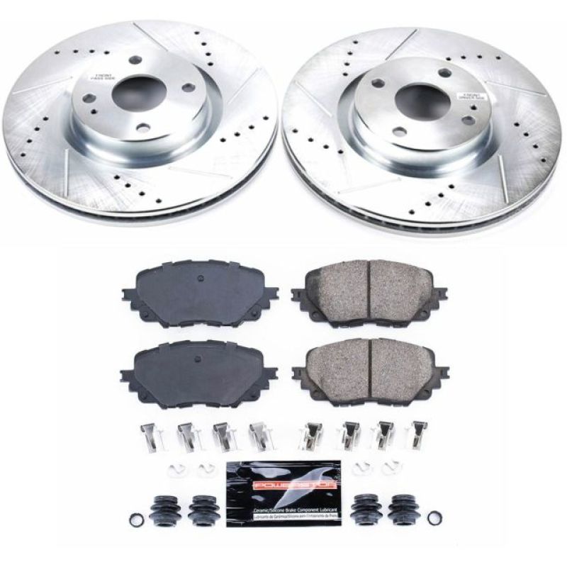 PowerStop Power Stop 17-19 Fiat 124 Spider Front Z23 Evolution Sport Brake Kit