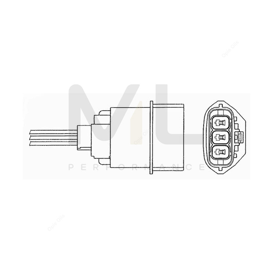 NTK Lambda Sensor / O2 Sensor (NGK 92016) - OZA721-EE8