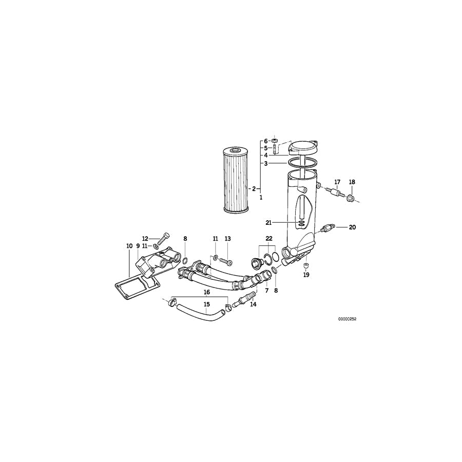 Genuine BMW 11427799468 E34 Hose (Inc. 524td)