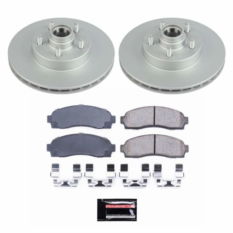 PowerStop Power Stop 10-11 Ford Ranger Front Z17 Evolution Geomet Coated Brake Kit