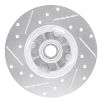 R1 Concepts R1 1978-1987 Chevrolet CHEVETTE Front Right Drilled & Slotted Silver Brake Rotor