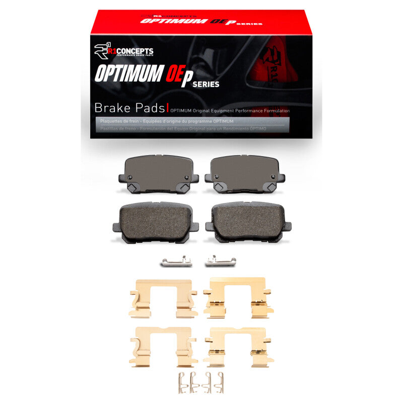 R1 Concepts R1 14-23 Dodge Charger Rear Optimum OE Pads & Hardware Kit