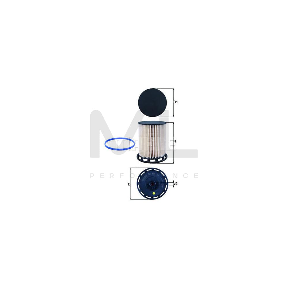 MAHLE ORIGINAL KX 493D Fuel filter Filter Insert | Performance Parts DirectCar Parts