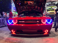 ORACLE Lighting Oracle Dodge Challenger 08-14 LED Waterproof Fog Halo Kit - White