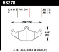Hawk Performance Hawk HPS Street Brake Pads