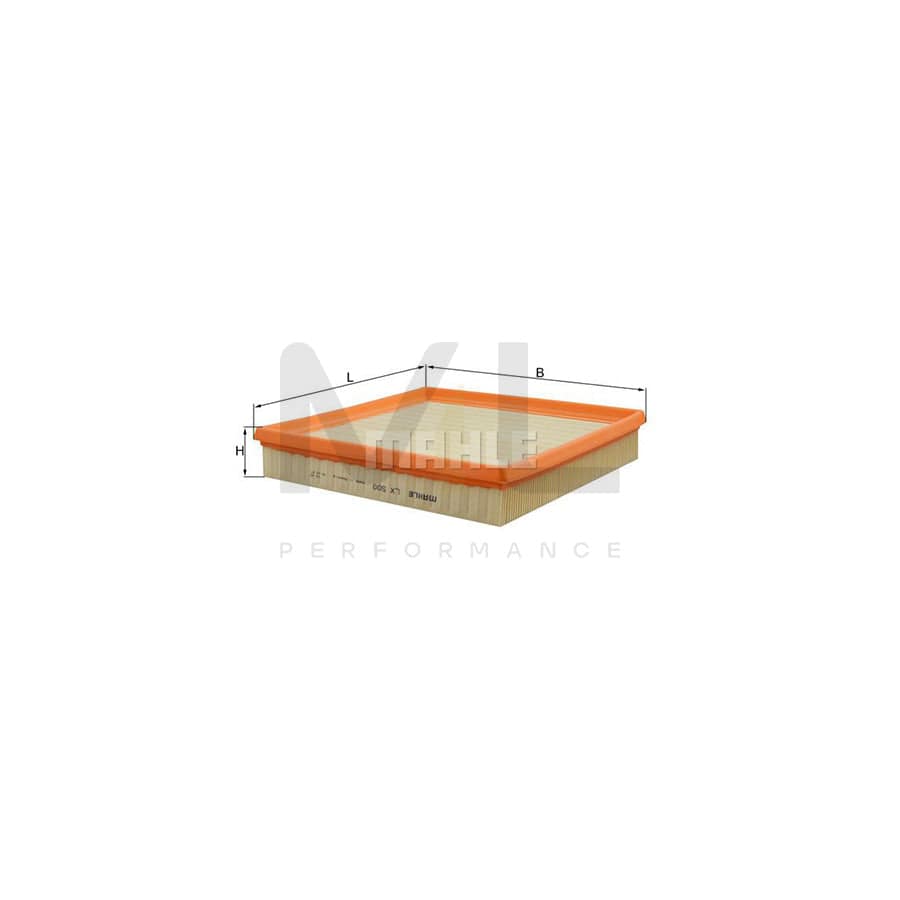 MAHLE ORIGINAL LX 500 Air Filter Filter Insert | Performance Parts DirectCar Parts