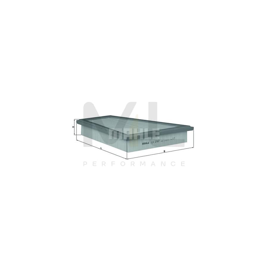 MAHLE ORIGINAL LX 2787 Air Filter Filter Insert | Performance Parts DirectCar Parts