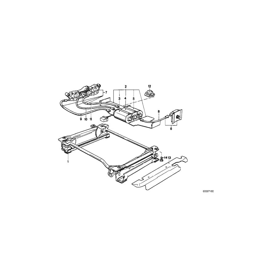 Genuine BMW 52101915537 E23 Actuator BOSCH (Inc. 732i, 728i & 728iS)