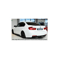 Rieger BMW 3 Series F30 F31 Rear Quad Diffuser for Twin Tailpipe Left & Right (Inc. 320i, 335i & 340i)