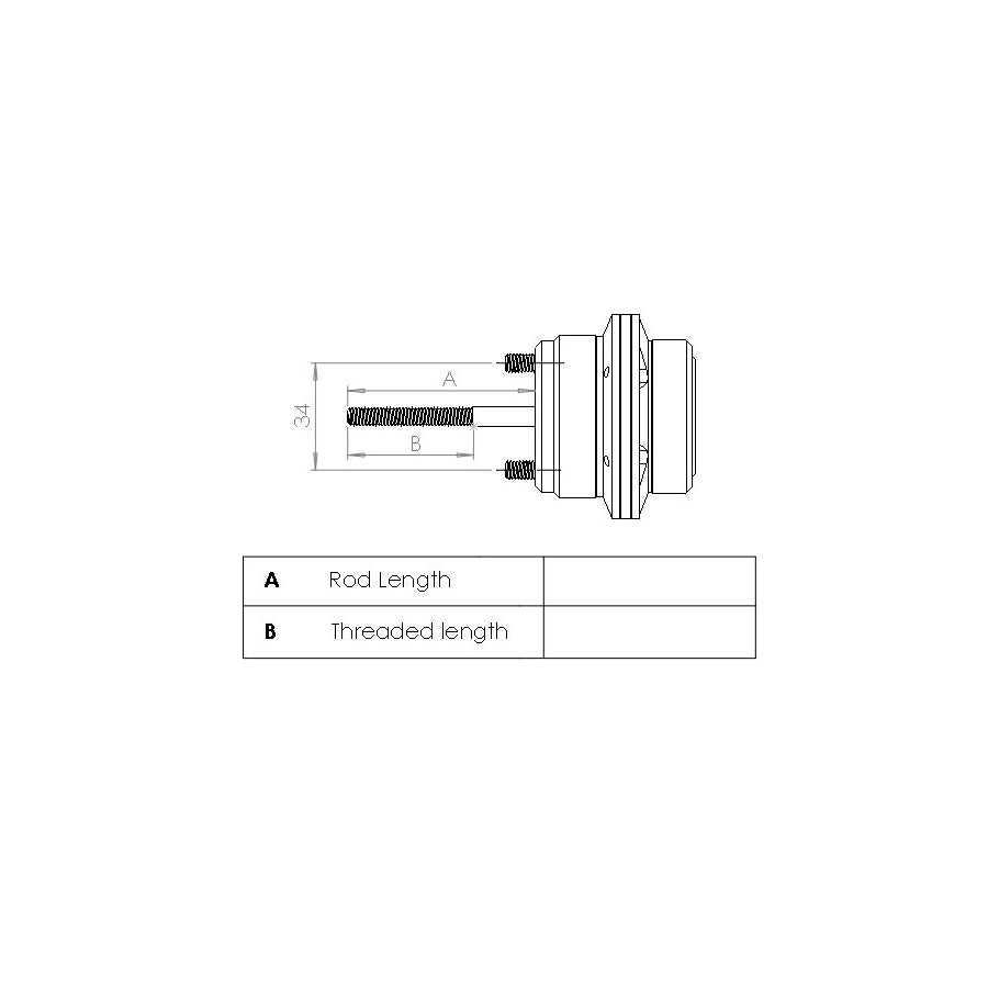 Forge FMAC049CUST Custom Wastegate Actuator