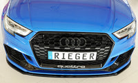 Rieger 00088161 Audi 8V RS3 Front Splitter - Glossy Black