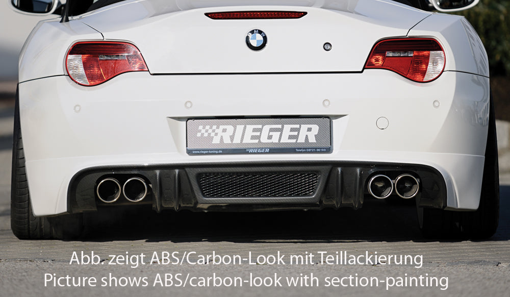 Rieger 00099858 BMW Z4 E85 Rear Diffuser