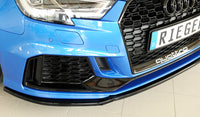 Rieger 00088161 Audi 8V RS3 Front Splitter - Glossy Black