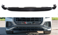 Maxton Design AU-Q8-1-SLINE-FD1T+FD1RT Front Splitter Audi Q8 S-Line |