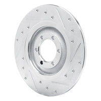 R1 Concepts R1 75-79 Alfa Romeo ALFETTA Rear Right Drilled & Slotted Silver Brake Rotor