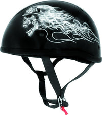 Bikers Choice Skid Lids Biker Skull Original Helmet - XL