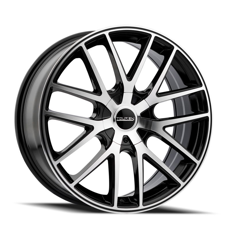 Touren 3260 TR60 19x8.5 / 5x108/114.3 BP / 40mm Offset / 74.1mm Hub Gloss Black Machined Wheel