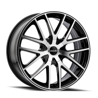 Touren 3260 TR60 19x8.5 / 5x108/114.3 BP / 40mm Offset / 74.1mm Hub Gloss Black Machined Wheel