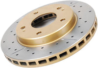 DBA 02-06 WRX / 98-07 Impreza 2.5L RS Rear Drilled & Slotted Street Series Rotor