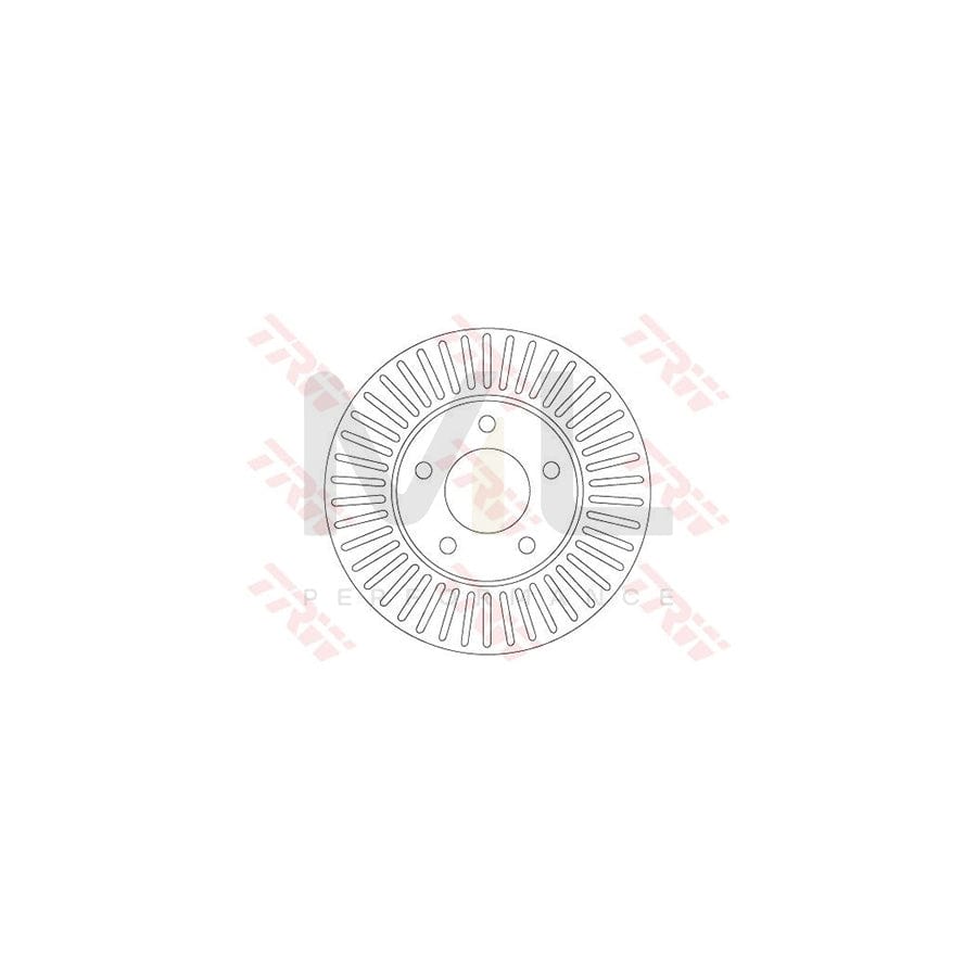 TRW DF6922 Brake Disc Vented, Painted | Performance Parts Direct Car Parts