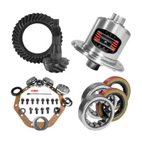 Yukon Gear & Axle Yukon 9.25in CHY 3.91 Rear Ring & Pinion Install Kit 31 Spline Positraction 1.62in Axle Bearings