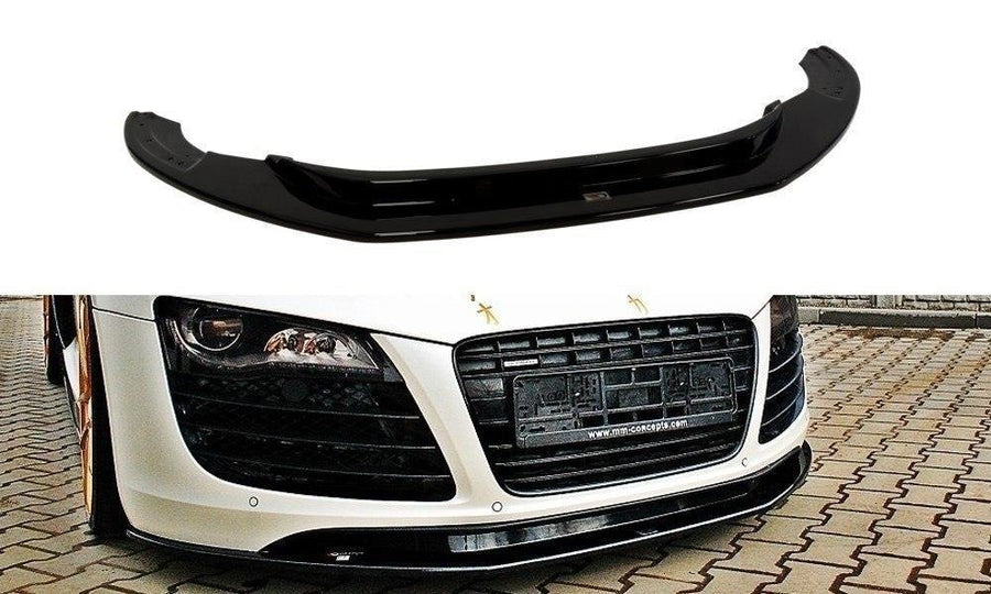 Maxton Design AU-R8-1-FD1+FD1RT Front Splitter Audi R8 MK1 |