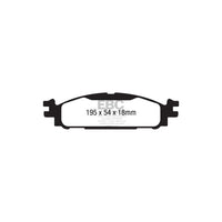 EBC PD01KF1666 Ford Greenstuff Front Brake Pad & Plain Disc Kit  (Inc. Explorer & Flex)