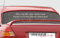Rieger 00099208 Mercedes-Benz W202 C-Class Rear Window Cover - Carbon-Look