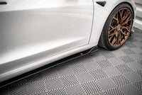 Maxton Design Tesla Model 3 Side Skirts Diffusers V.2