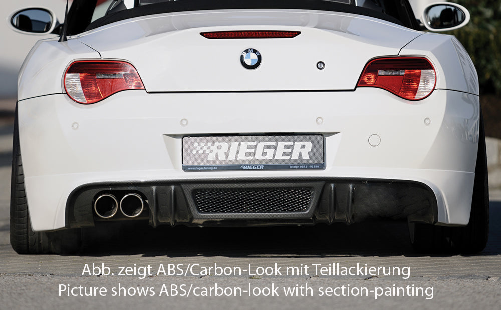 Rieger 00099856 BMW Z4 E85 Rear Diffuser