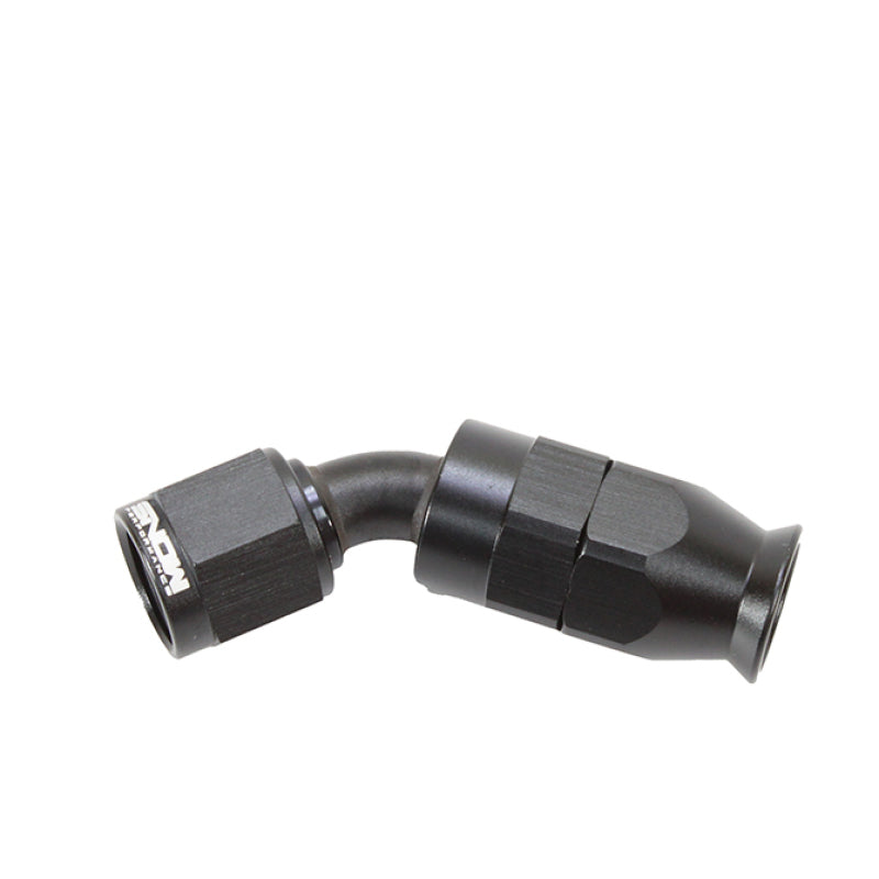 Snow Performance Snow -6AN 45 Degree PTFE Hose End (Black)