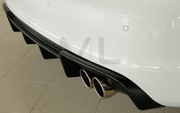 Rieger 00056813 Audi 8V S3 Rear Diffuser for Original Twin Tailpipe Left & Right -  Matte Black