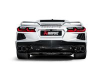 Akrapovic 2020 Chevrolet Corvette Stingray (C8) OPF/GPF Slip-On Line (Titanium) w/ Titanium Tips