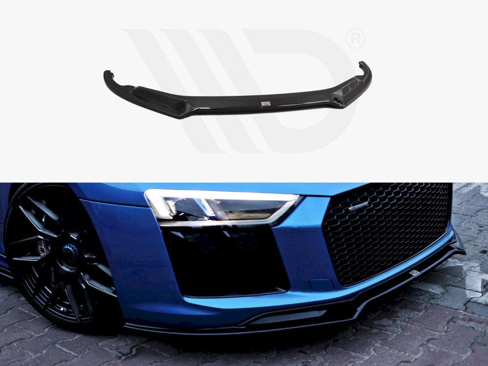 Maxton Design AU-R8-2-FD2T+FD2RT Front Splitter V.2 Audi R8 MK2 |
