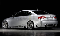 Rieger 00053437 BMW 3 Series E92 E93 Rear Diffuser for Twin Tailpipe Left & Right -  Matte Black